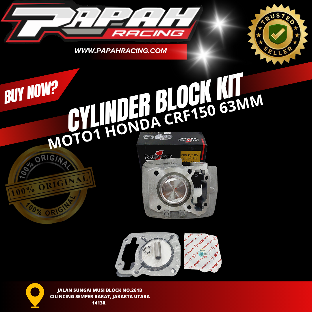 CYLINDER BLOCK KIT MOTO1 HONDA CRF150 63MM